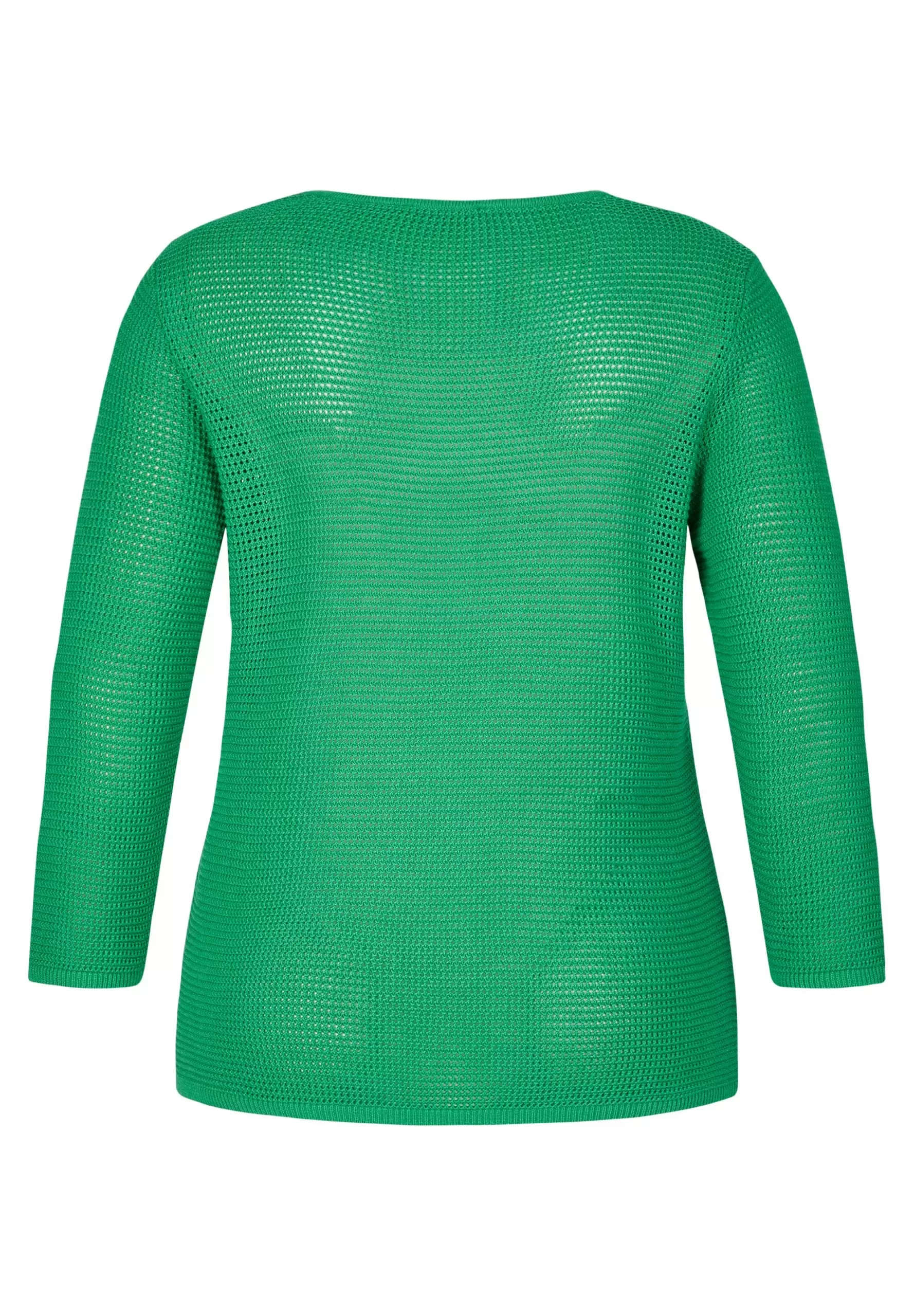 122600- Green V-neck Jumper - Rabe