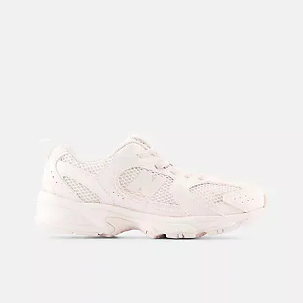 530 Bungee Sneaker (White + Mid Century Pink)