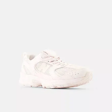 530 Bungee Sneaker (White + Mid Century Pink)