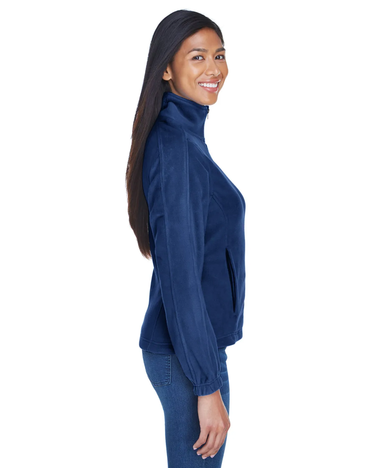 8481 UltraClub® Polyester Ladies' Iceberg Fleece Full-Zip Jacket SKU: 8481