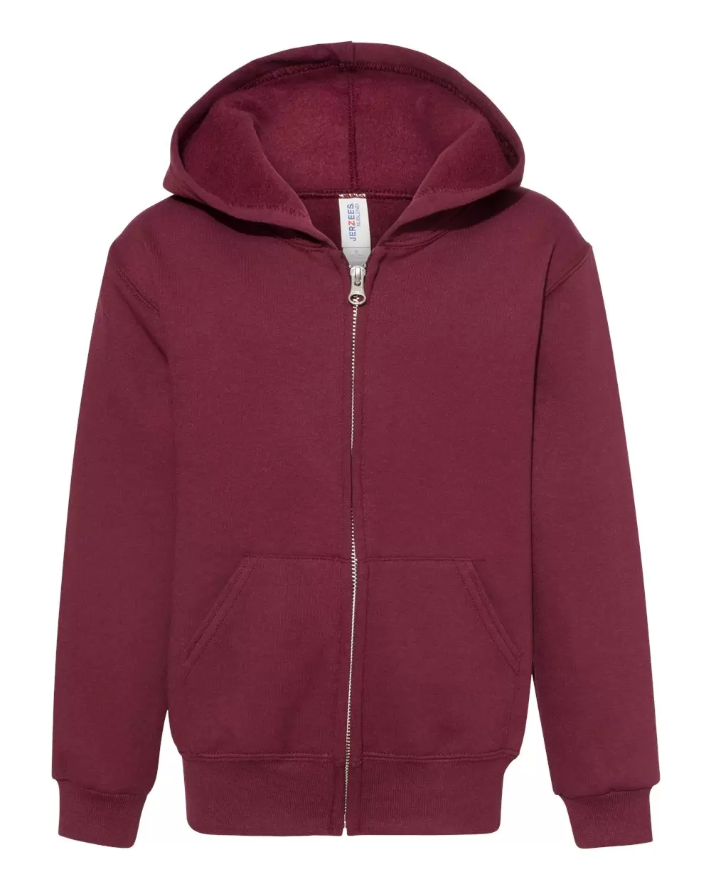 993B Jerzees Youth 8 oz. NuBlend® 50/50 Full-Zip Hood SKU: 993B