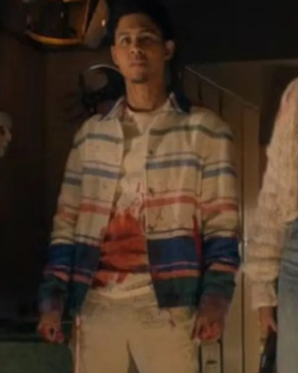 American Horror Stories 2021 Rhenzy Feliz Striped Jacket | Ujackets.com