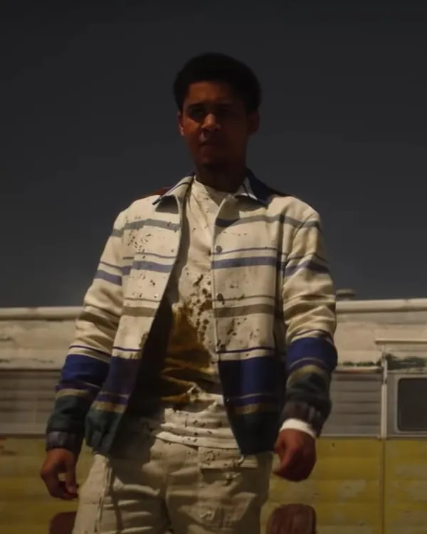 American Horror Stories 2021 Rhenzy Feliz Striped Jacket | Ujackets.com