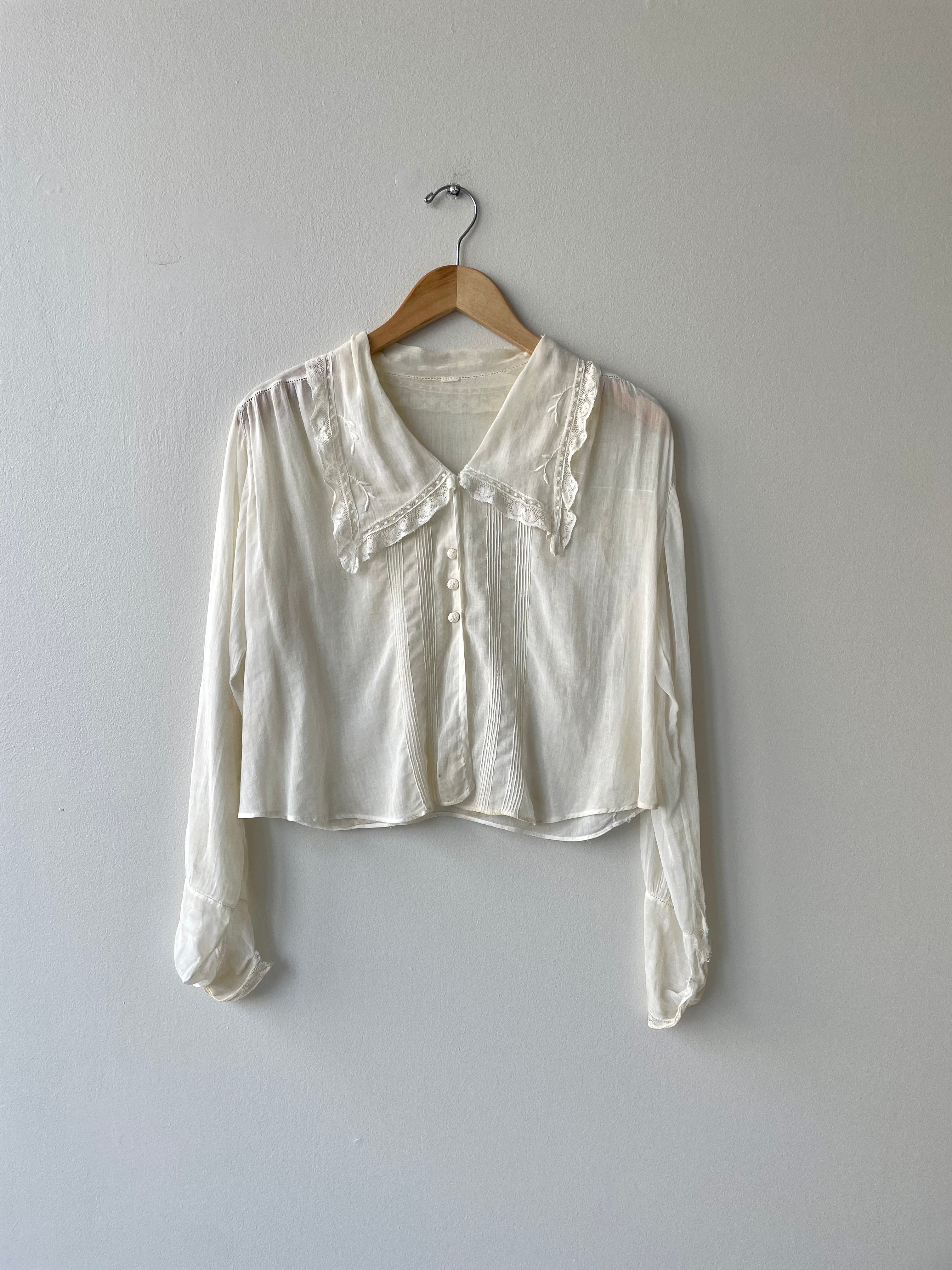 Antique Pintucked Blouse | 1910s