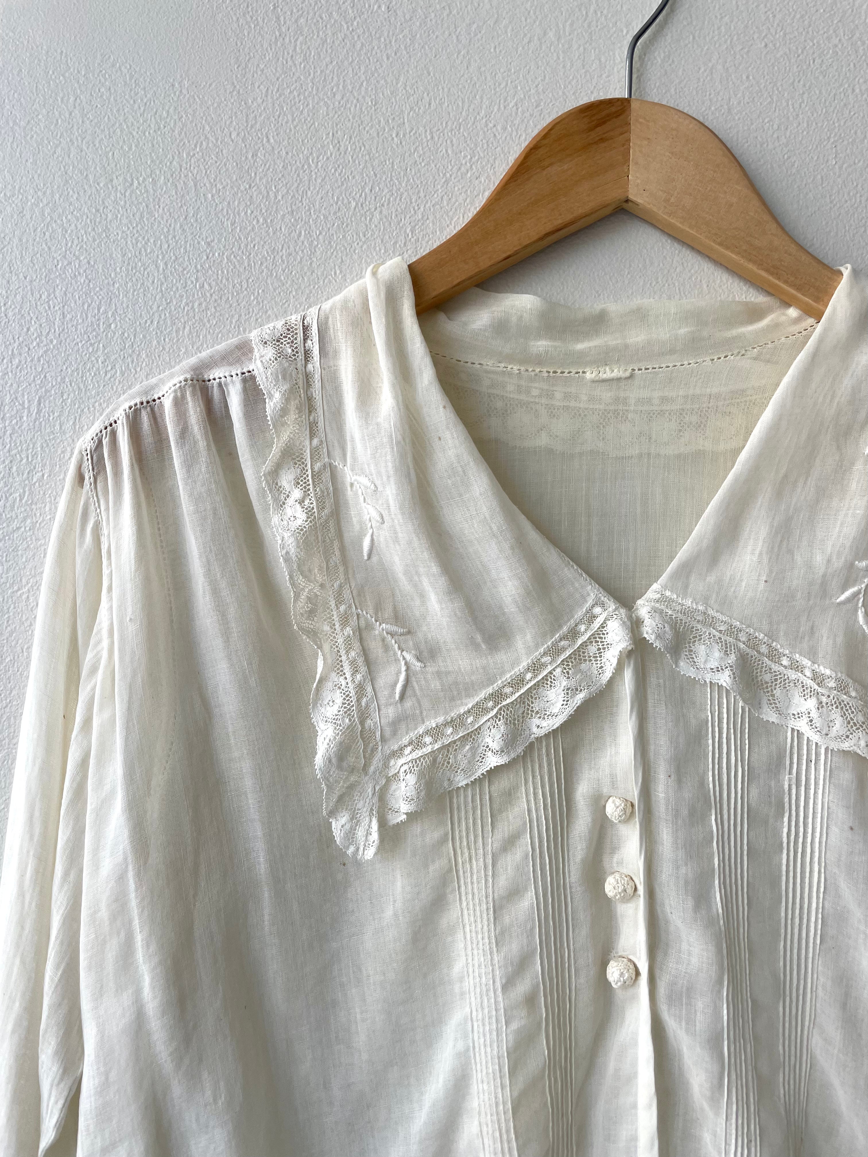 Antique Pintucked Blouse | 1910s