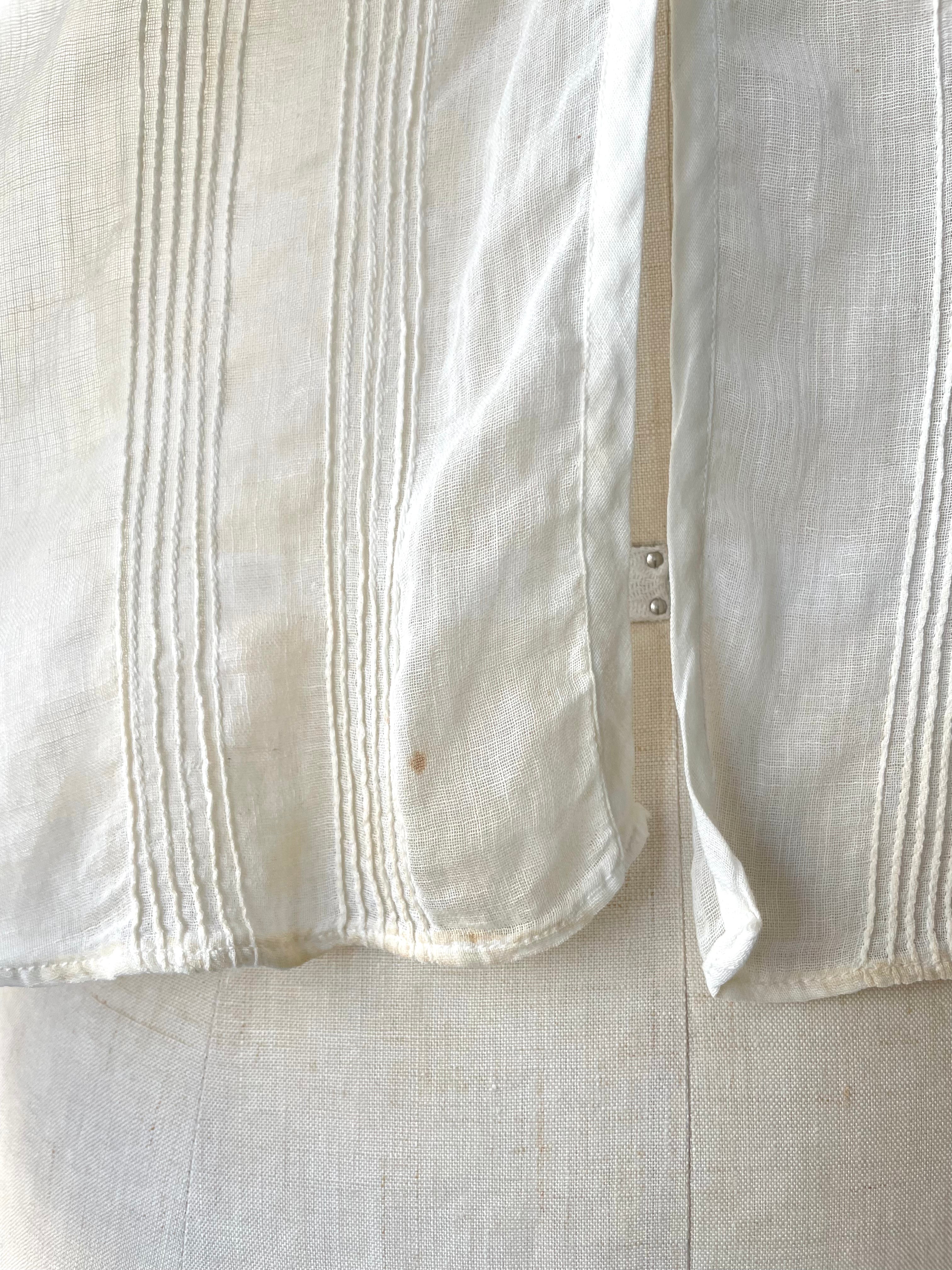 Antique Pintucked Blouse | 1910s