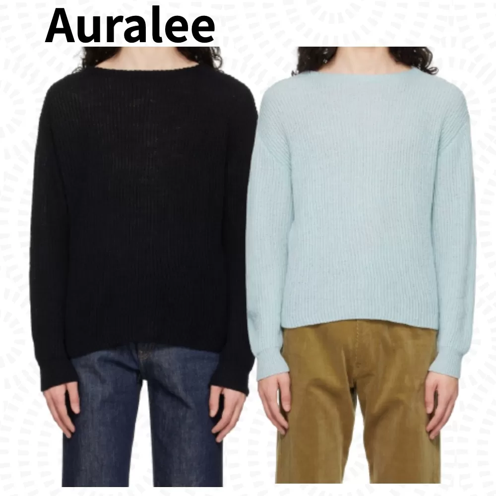 AURALEE  |Wool Plain Sweaters