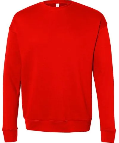 BELLA+CANVAS Men's Sponge Fleece Drop Shoulder Crewneck Sweatshirt