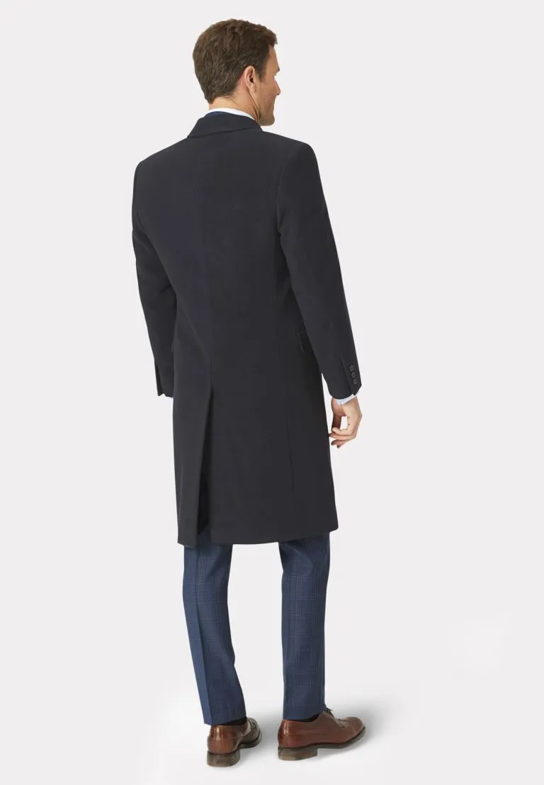 Bond Grey Wool Cashmere Overcoat