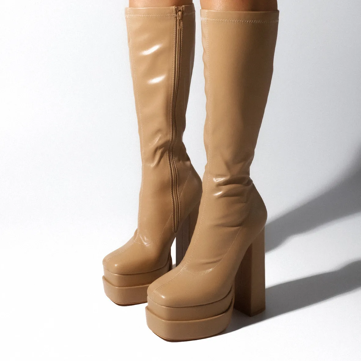 Botas platform Everest natural