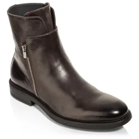 Boyd Dark Brown Zipper Boot