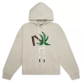 Broken Palm Hoody - Beige/Green