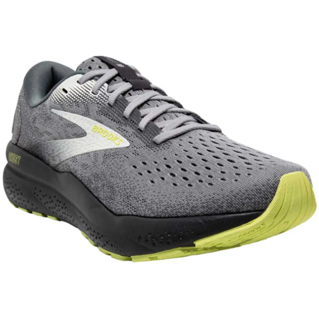 Brooks Ghost 16 Sneaker Primer/ Grey/ Lime (Men's)