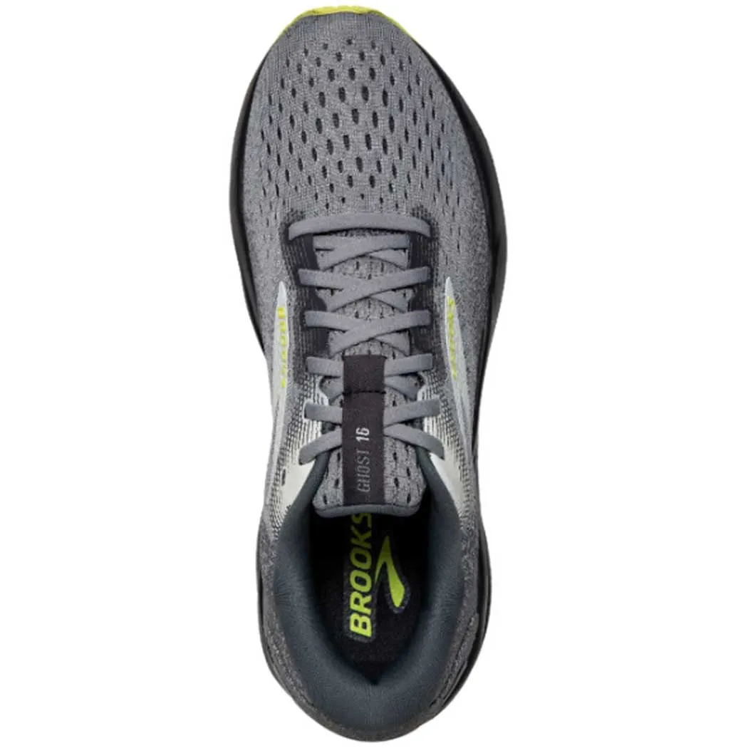 Brooks Ghost 16 Sneaker Primer/ Grey/ Lime (Men's)