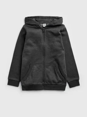 Buy Charcoal Zip Through Hoodie  1 year | Jumpers and hoodies | Tu