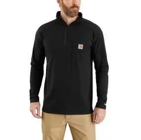 Carhartt Force Relaxed Fit Midweight Long-Sleeve Quarter-Zip Mock-Neck T-Shirt