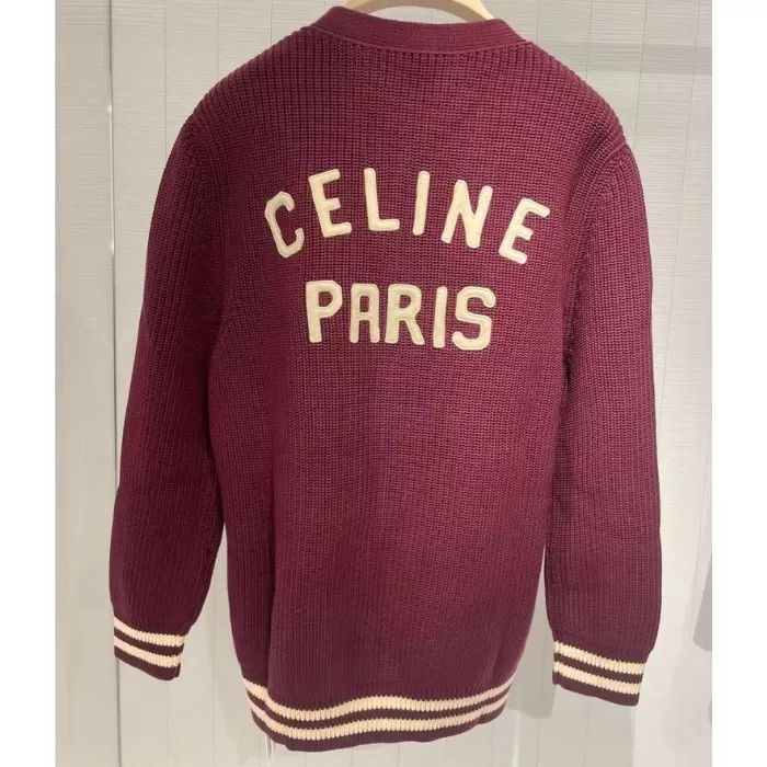 CELINE  |celine college cardigan in cotton