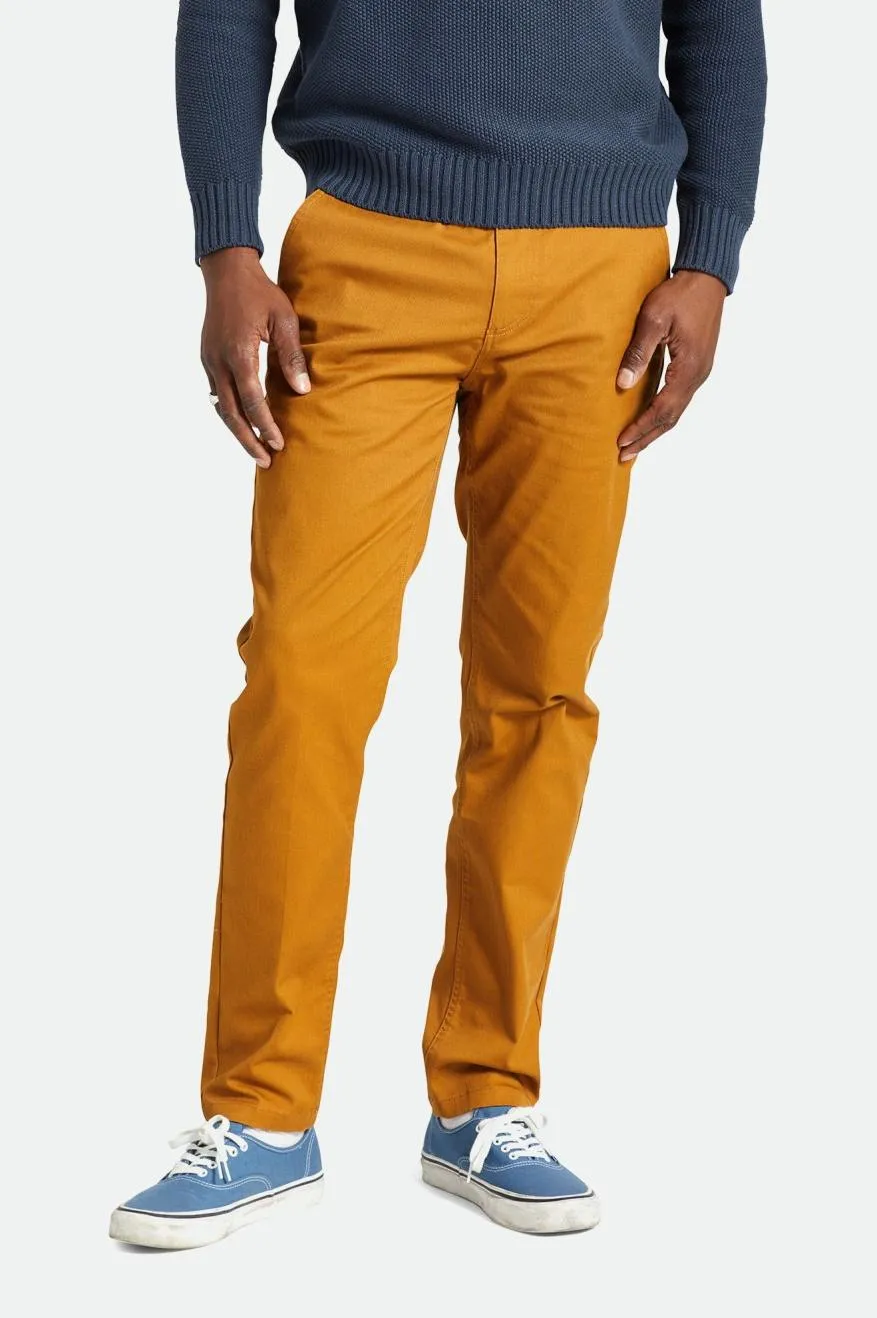 Choice Chino Slim Pant - Golden Brown