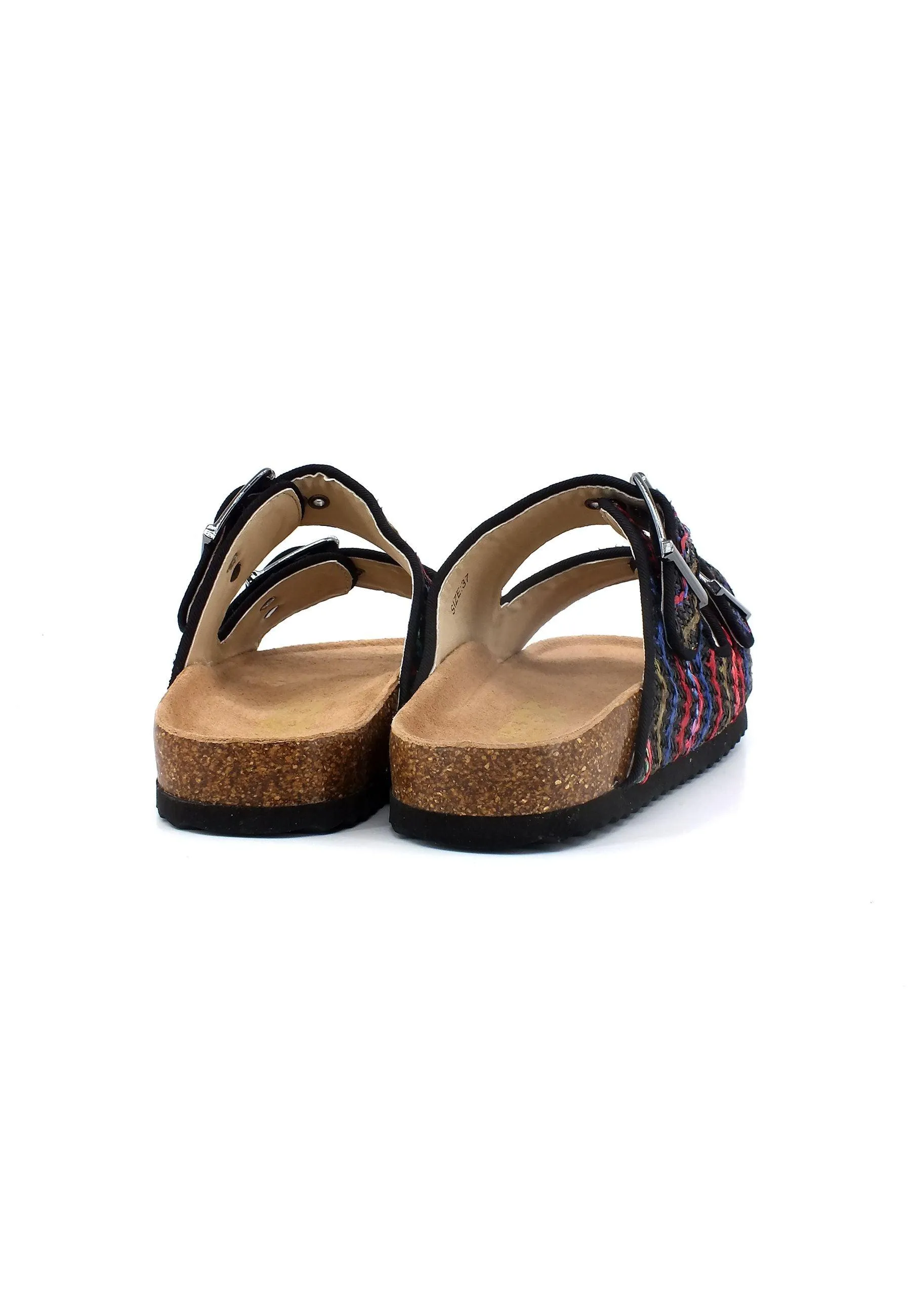 COLORS OF CALIFORNIA Ciabatta Donna Multicolor Black HC.BIO308