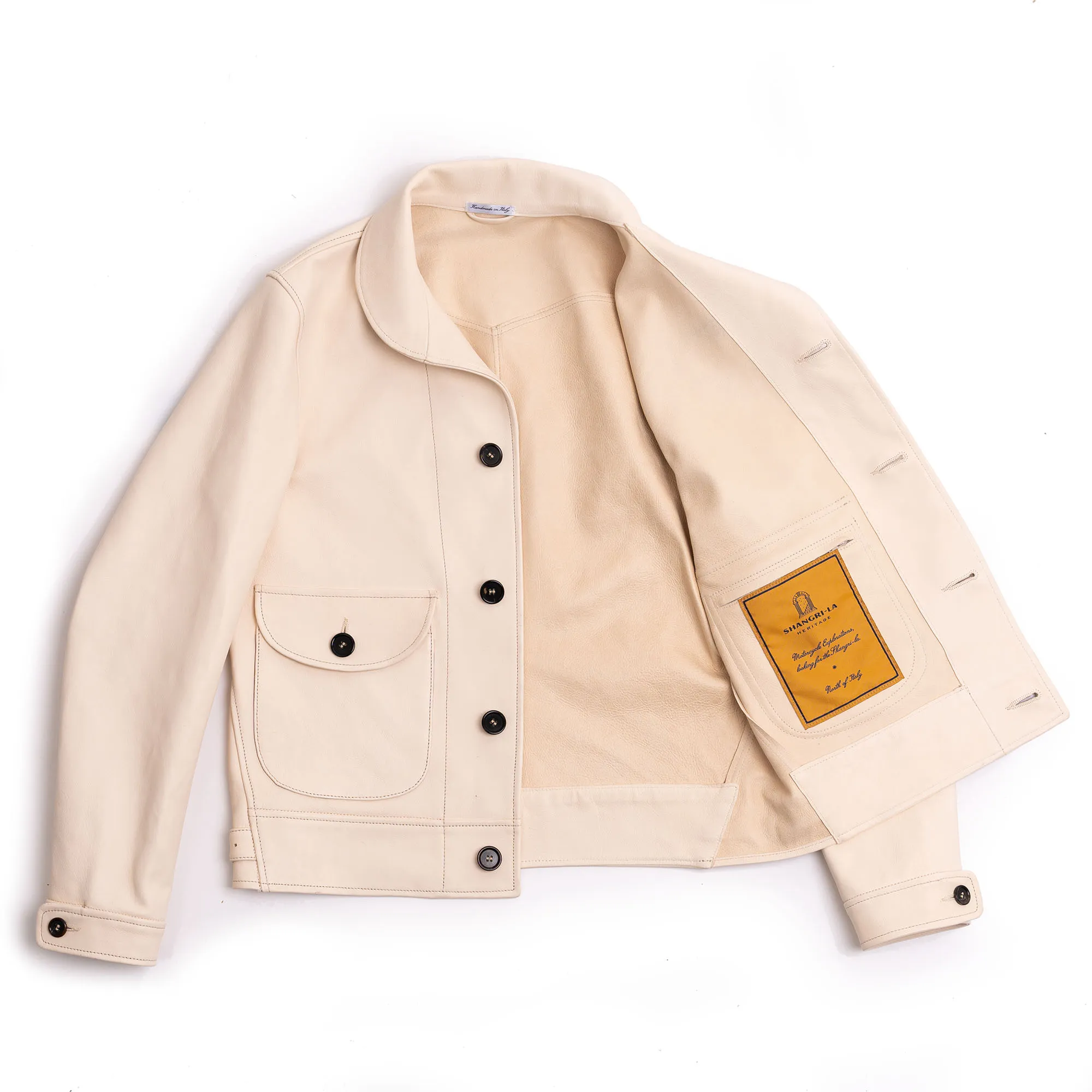 “Cossack” Natural Leather Jacket - Shangri-la Heritage