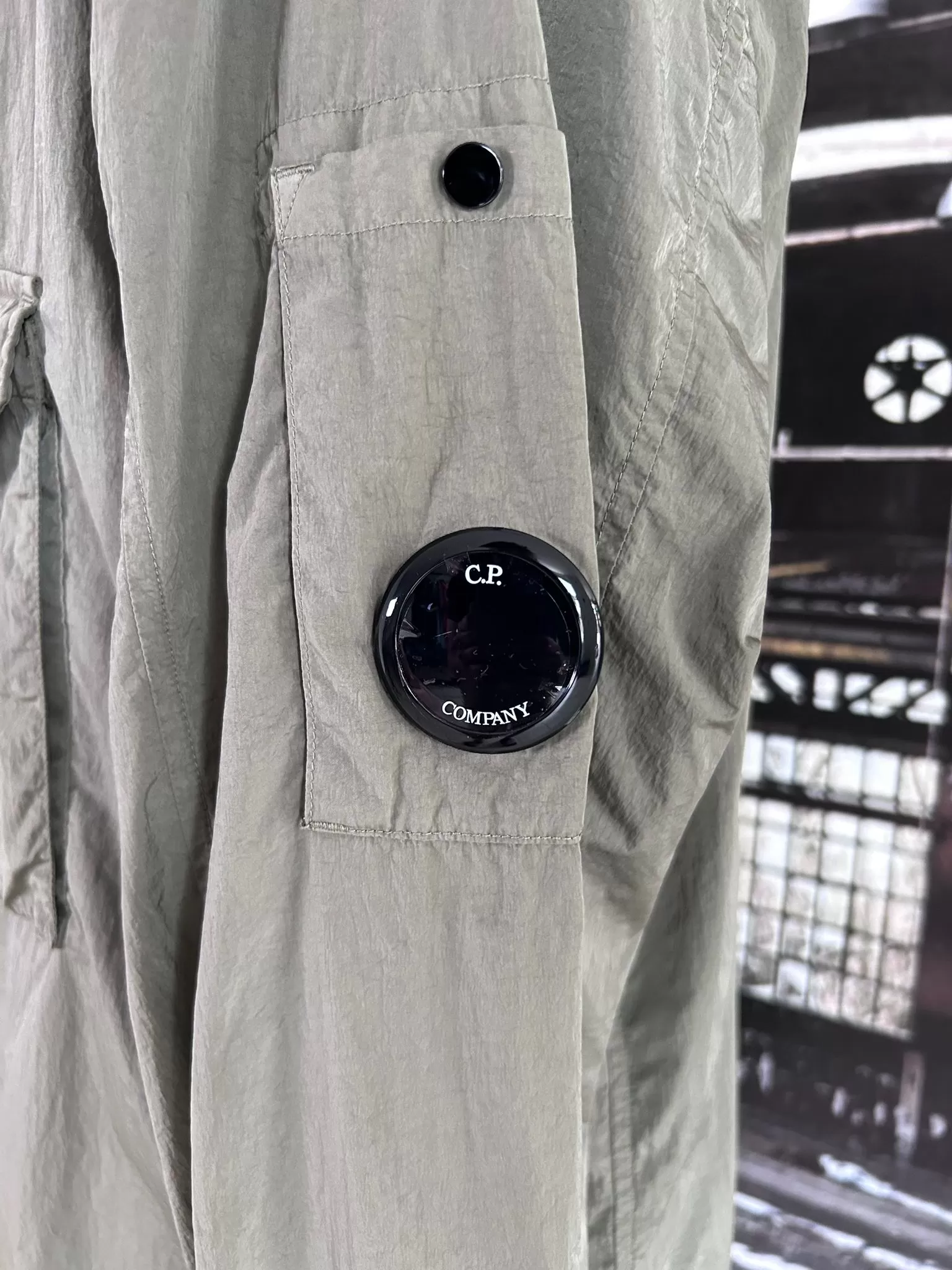 C.P. COMPANY CHROME R LENS OVERSHIRT