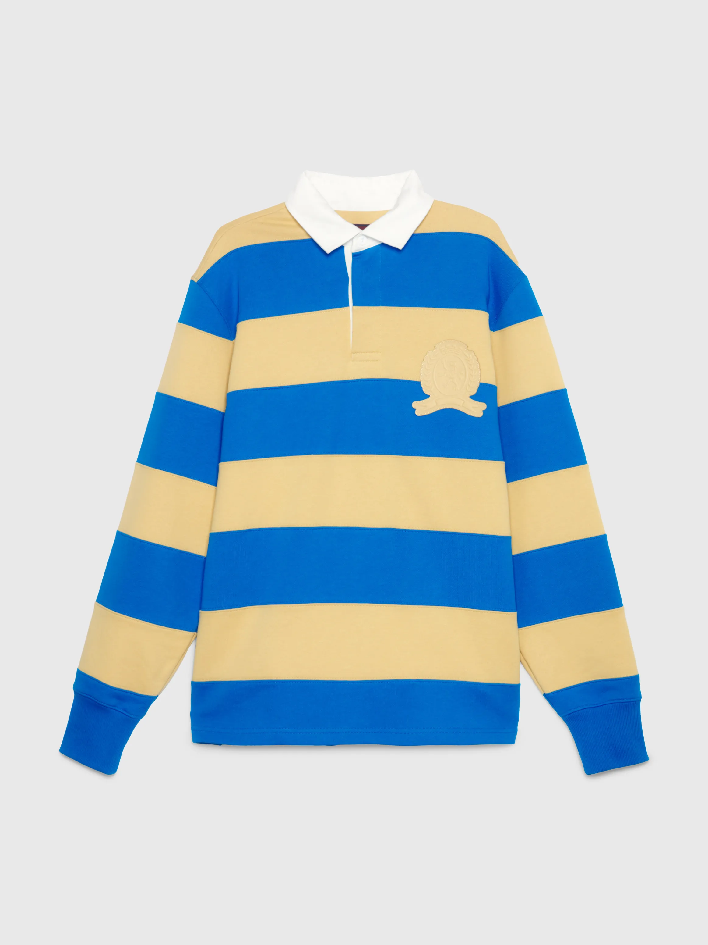 Crest Stripe Boxy Fit Rugby Polo | Sweatshirts & Hoodies | Tommy Hilfiger