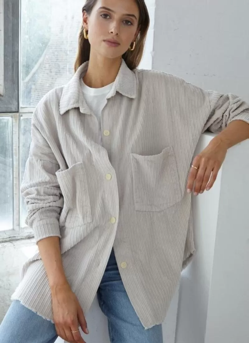 Delphine Soft Cord Shirt