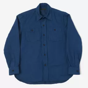 Dickies Linen Cotton Overshirt - Blue