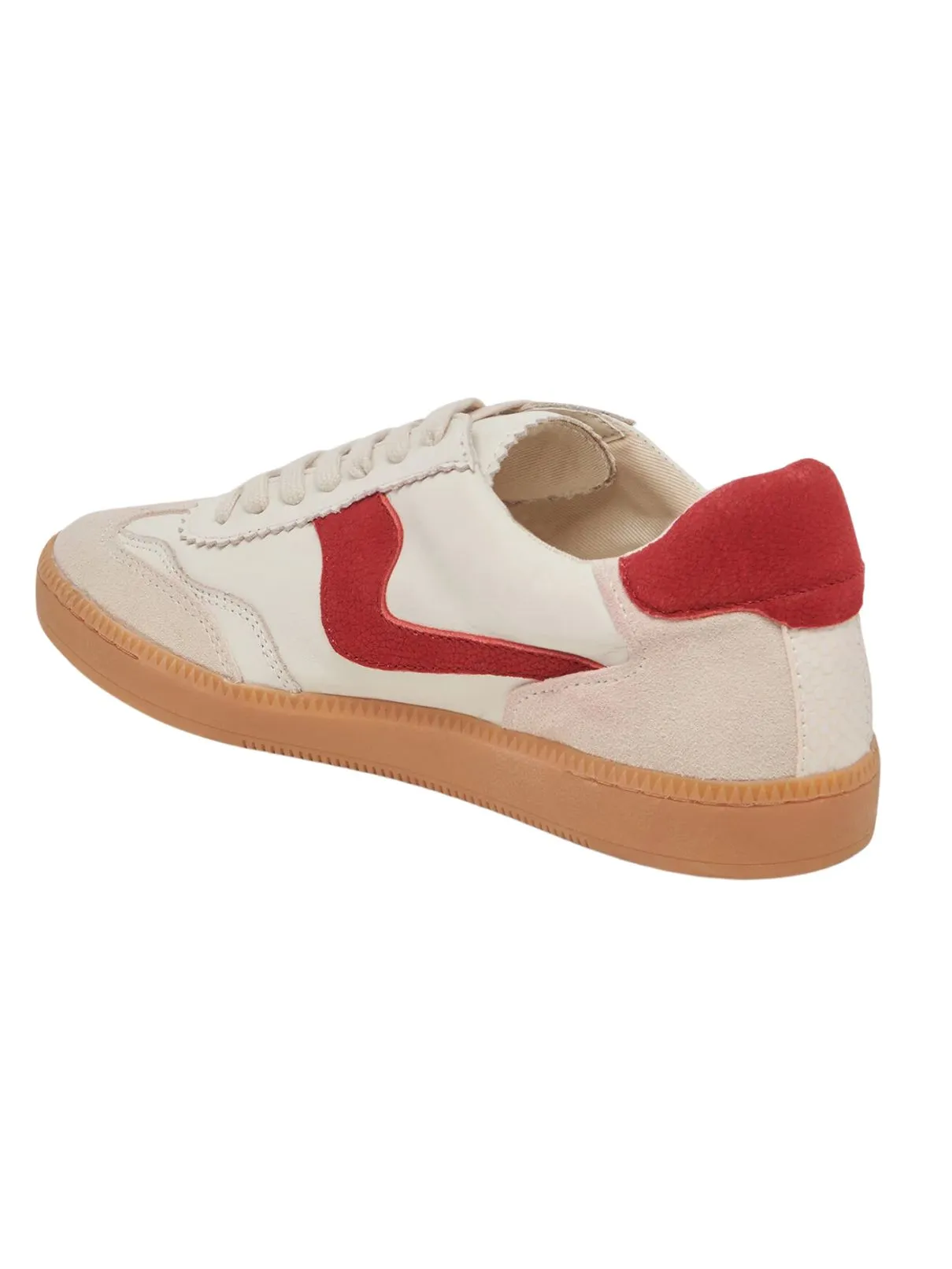 Dolce Vita Notice Sneaker in White/Red