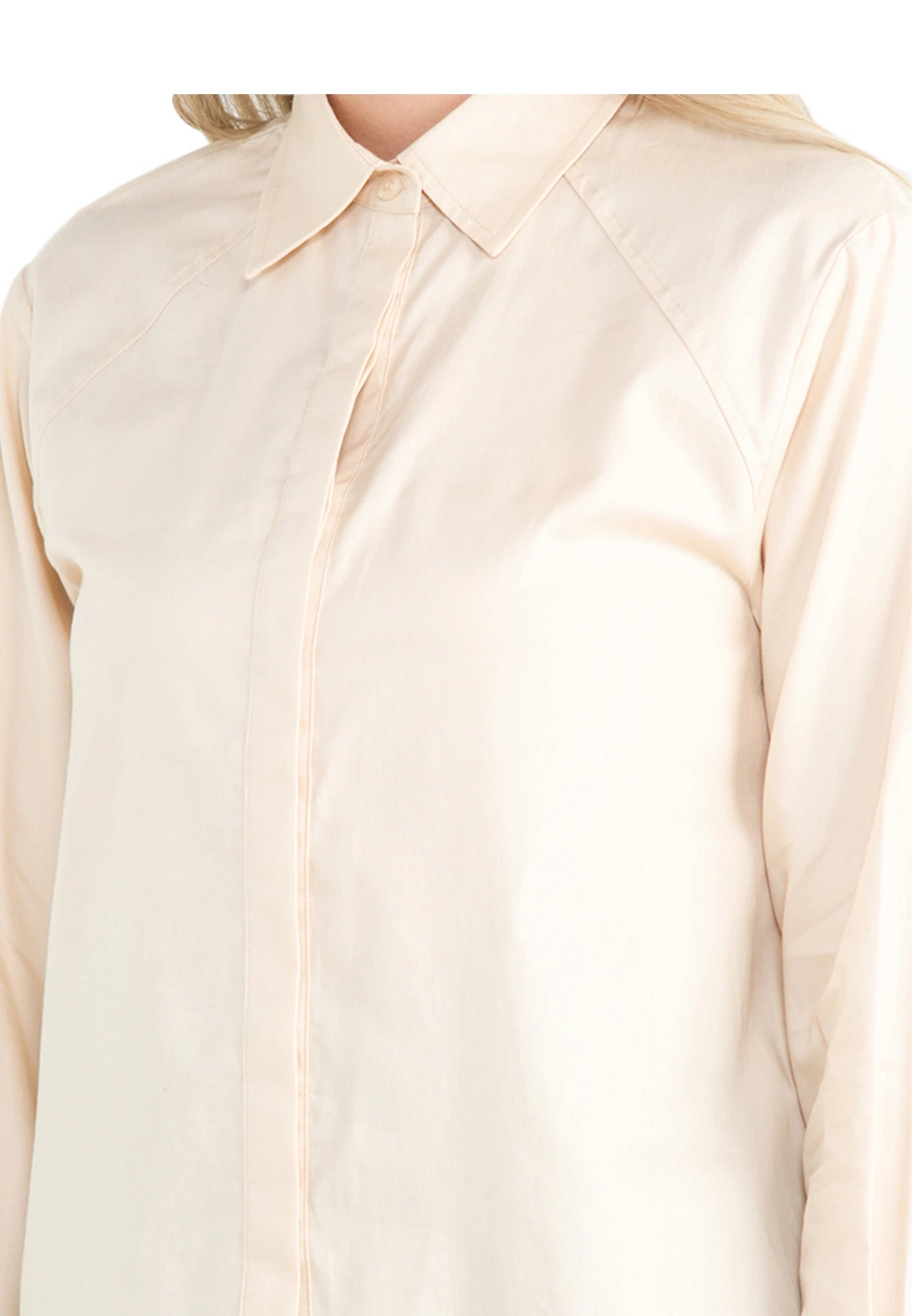 ELLE Apparel Basic Front Button Shirts