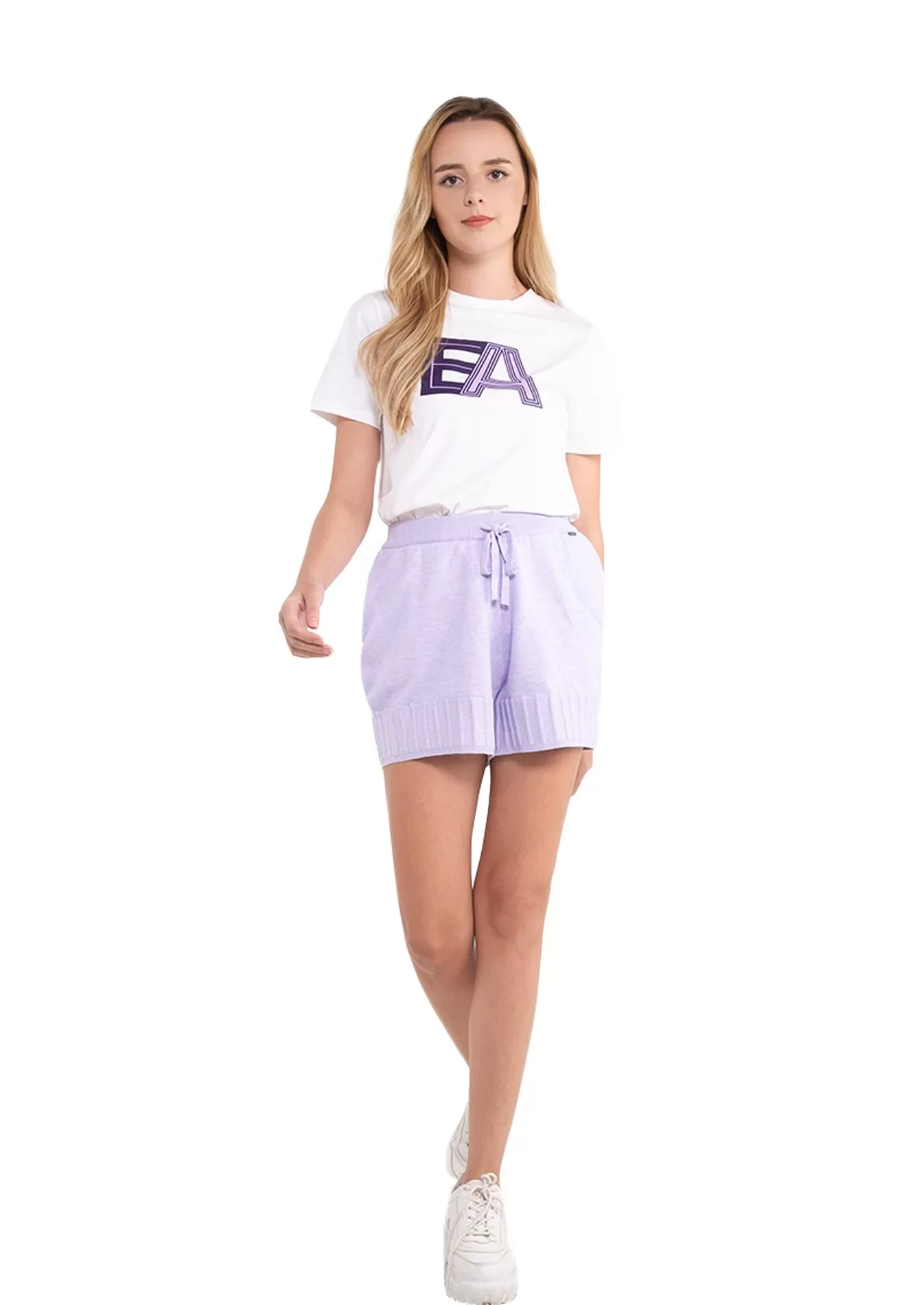 ELLE Apparel Elasticated Waistband Knit Short