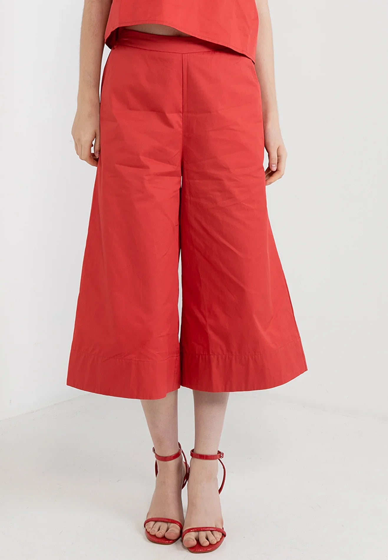 ELLE Apparel High Waisted Stretchable Culottes