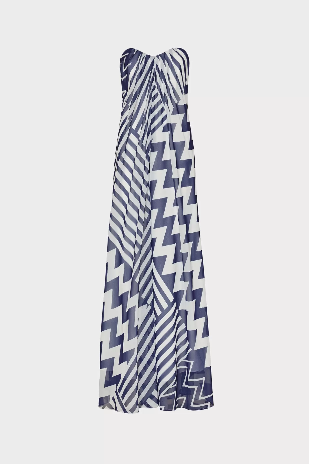 Erin Patchwork Chevron Maxi Dress