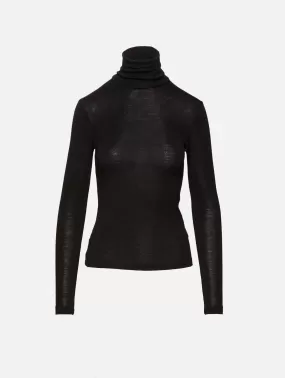 Fine Merino Turtleneck Top