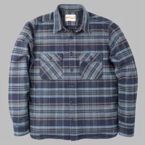 Freenote - Shirt - Benson Cobalt Blue Flannel