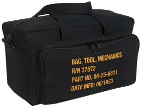 G.I. Type Zipper Pocket Mechanics Tool Bag with Military Stencil