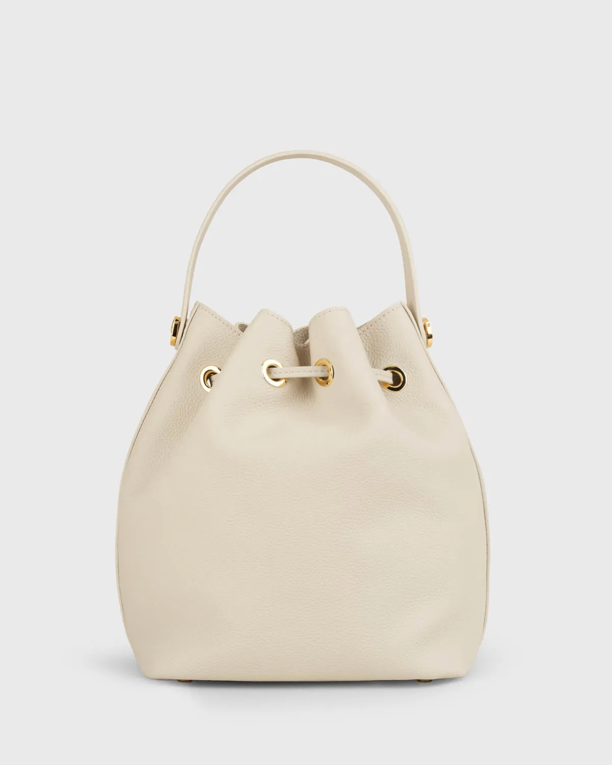 Gianna Bucket Bag (Cream)