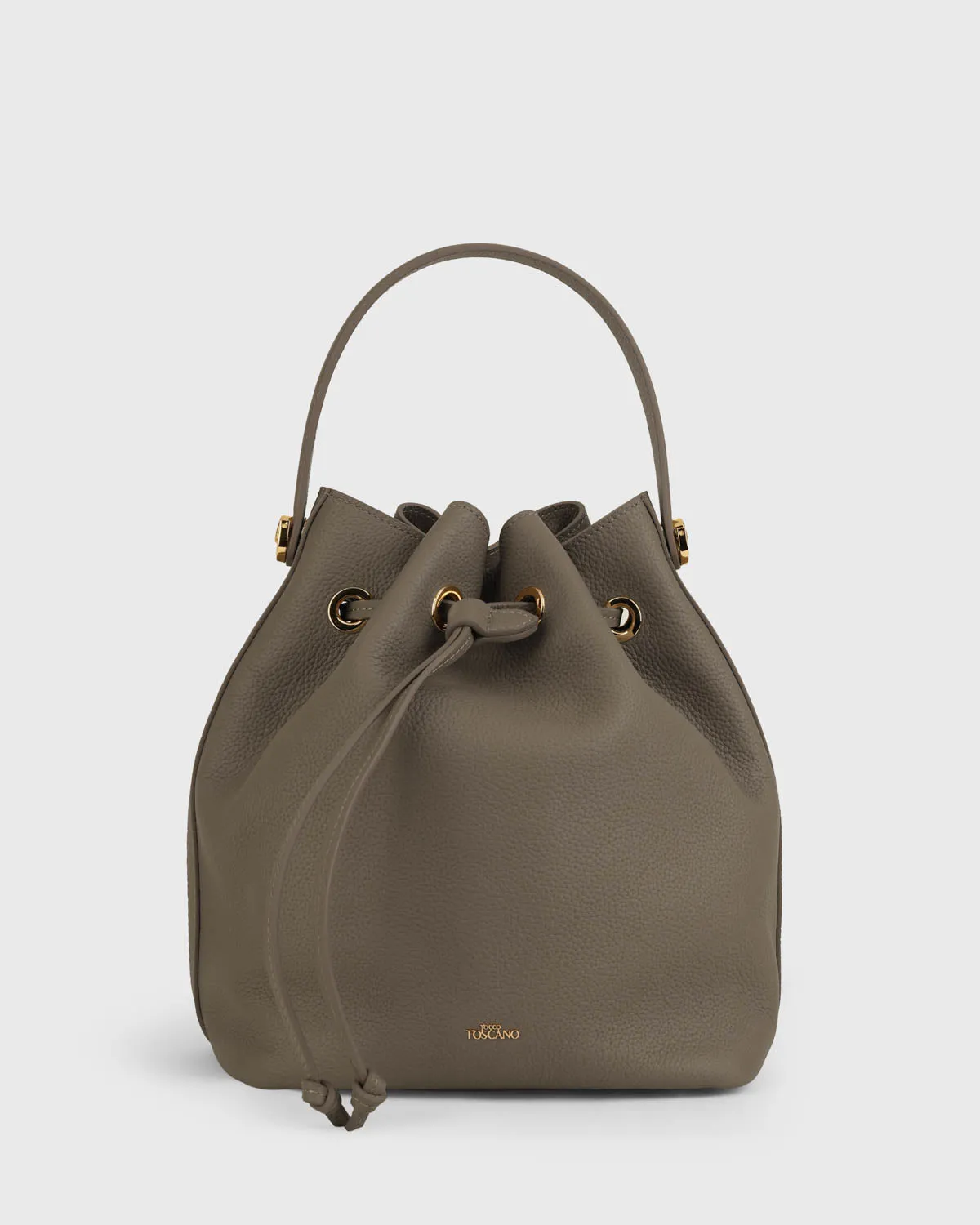 Gianna Bucket Bag (Taupe)