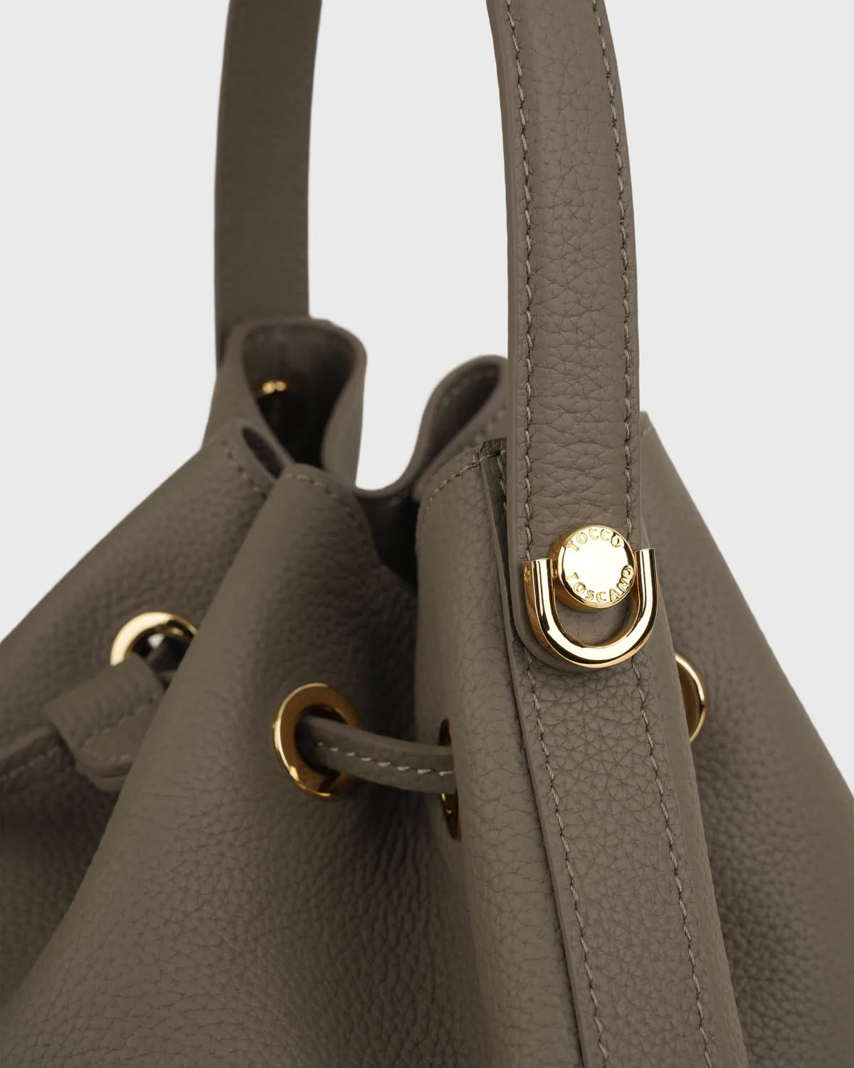 Gianna Bucket Bag (Taupe)