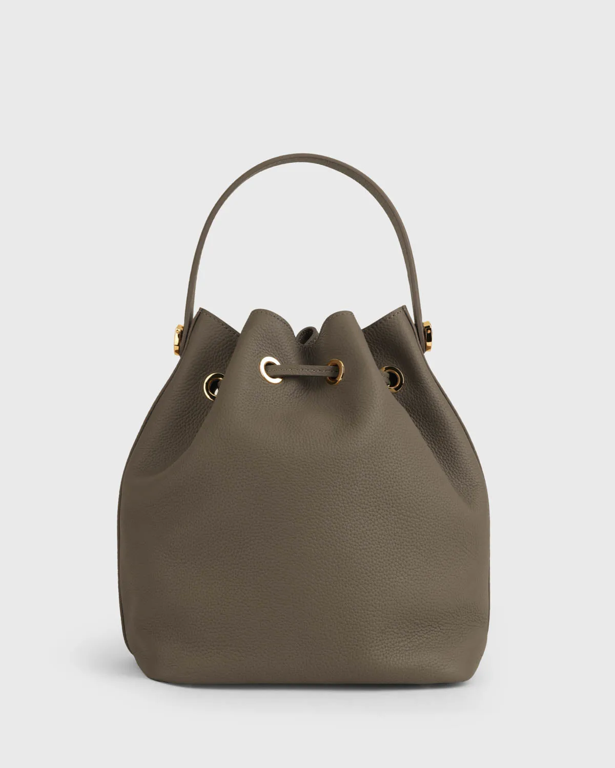 Gianna Bucket Bag (Taupe)