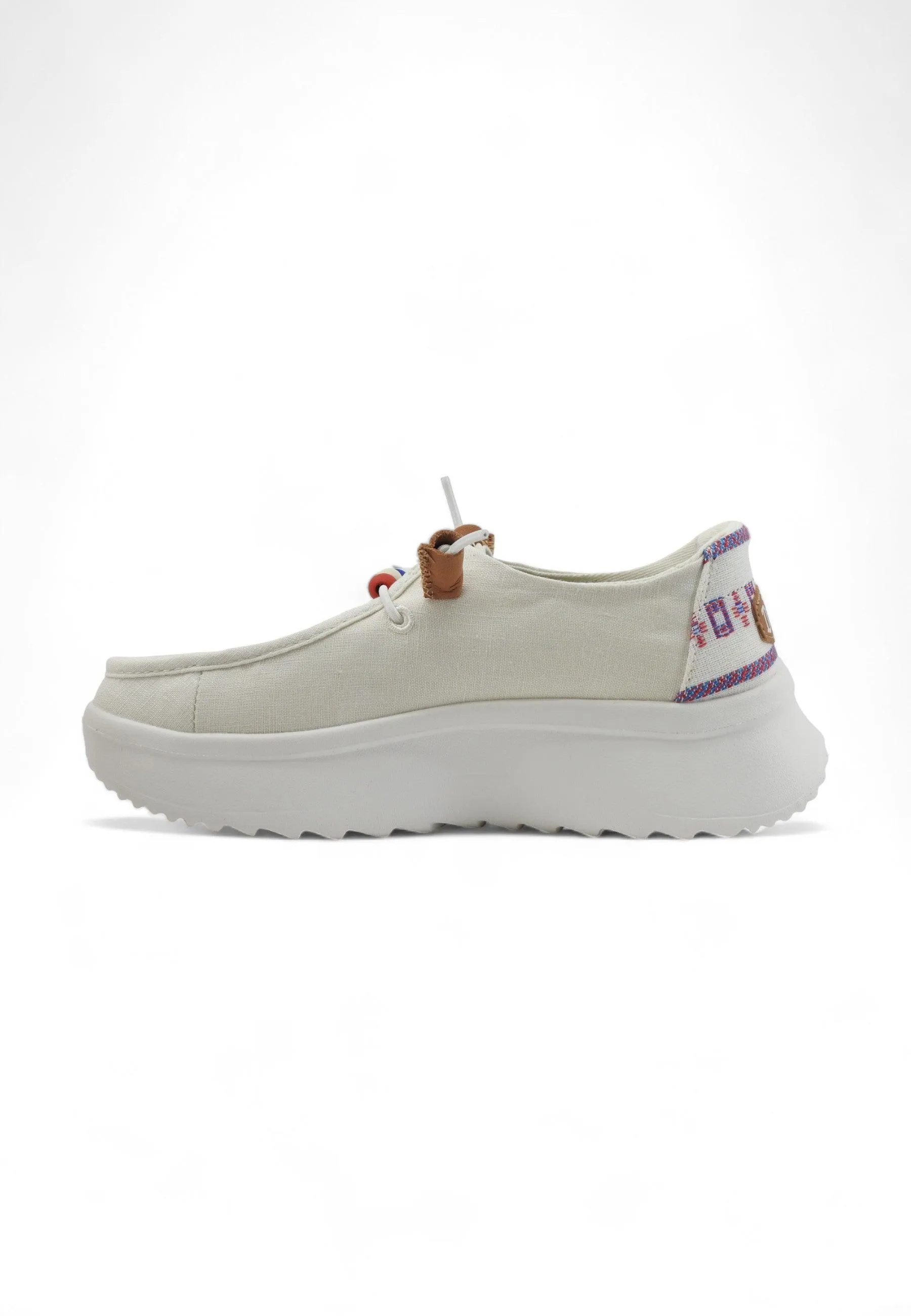 HEY DUDE Wendy Peak Sneaker Donna White 40739-100