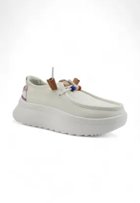 HEY DUDE Wendy Peak Sneaker Donna White 40739-100