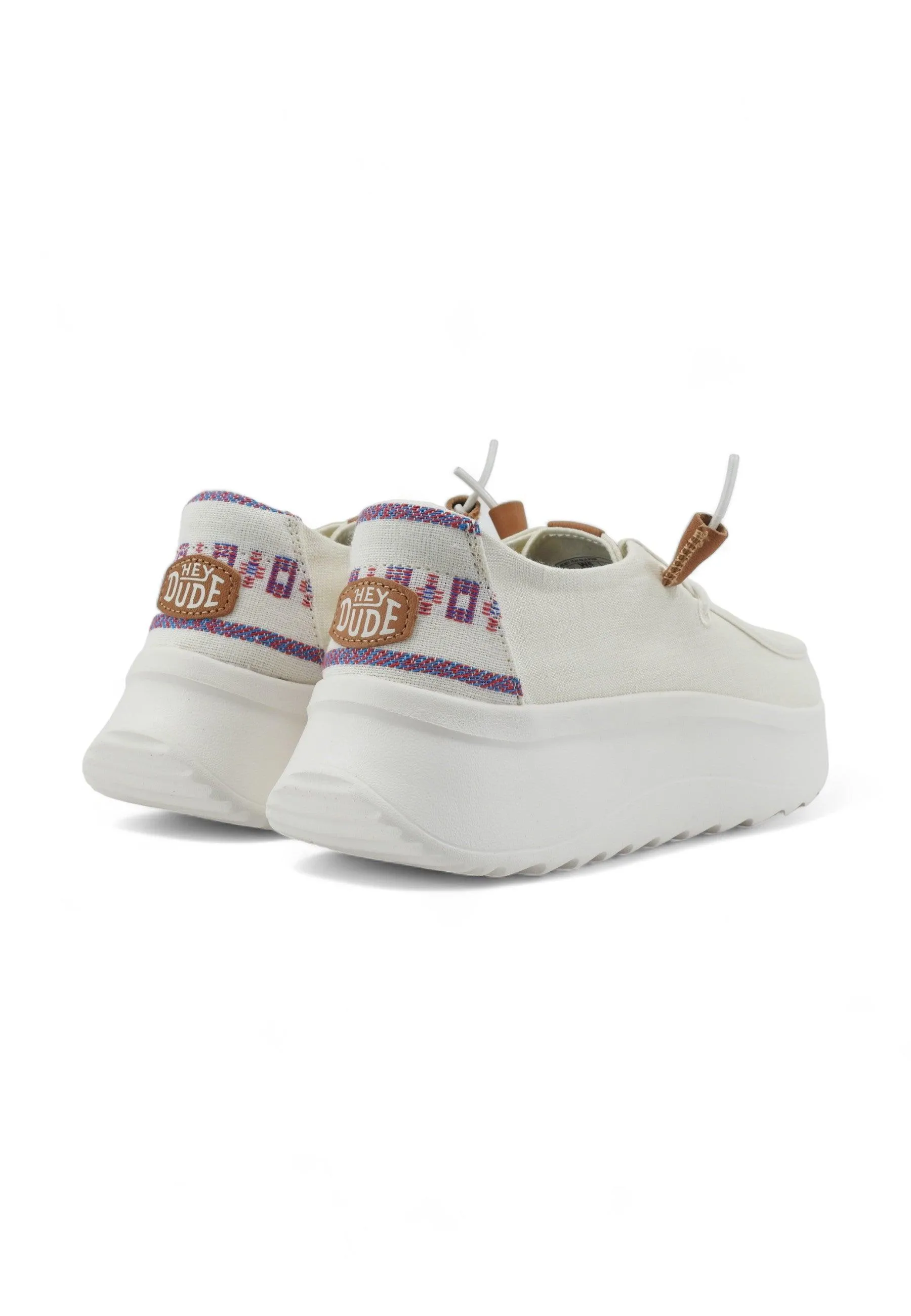 HEY DUDE Wendy Peak Sneaker Donna White 40739-100