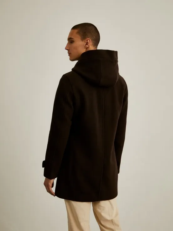 Hooded overcoat