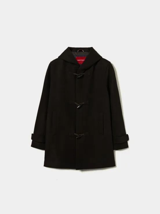 Hooded overcoat