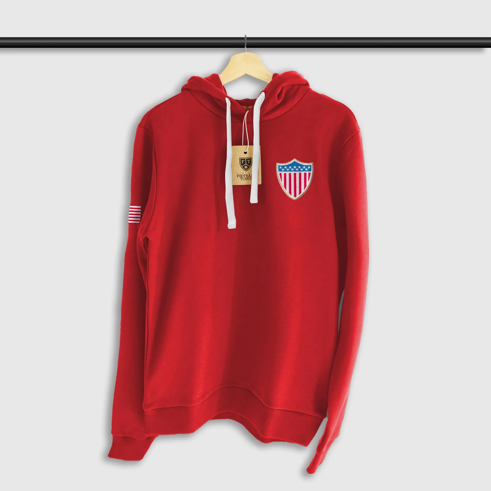 Hoodie USA Yanks Red