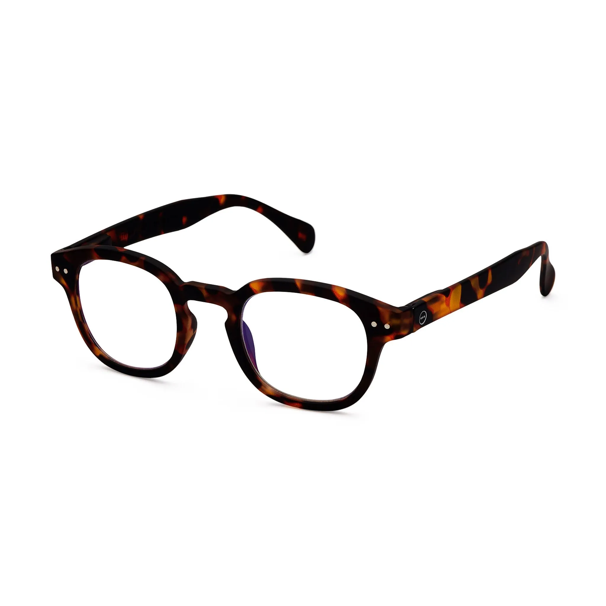 IZIPIZI Rounded-Edge Square Screen Glasses #C