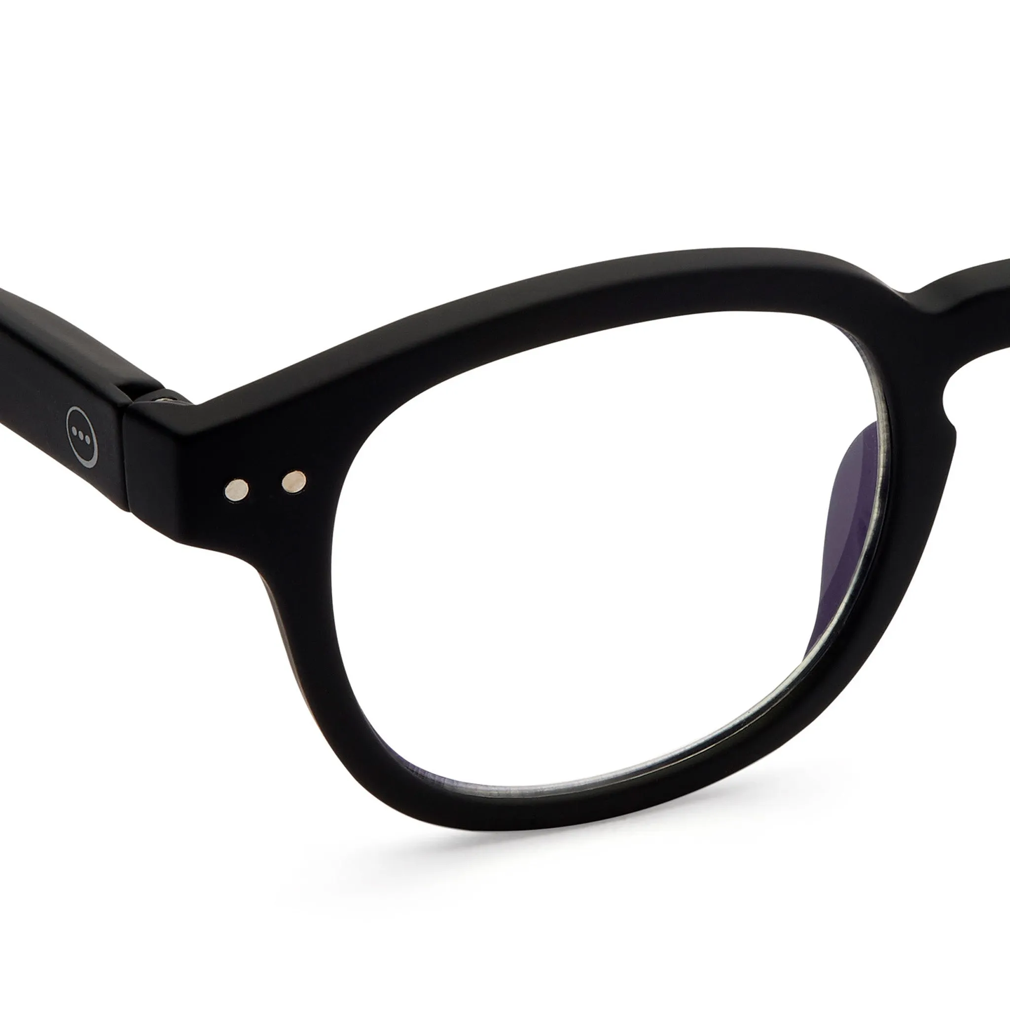 IZIPIZI Rounded-Edge Square Screen Glasses #C