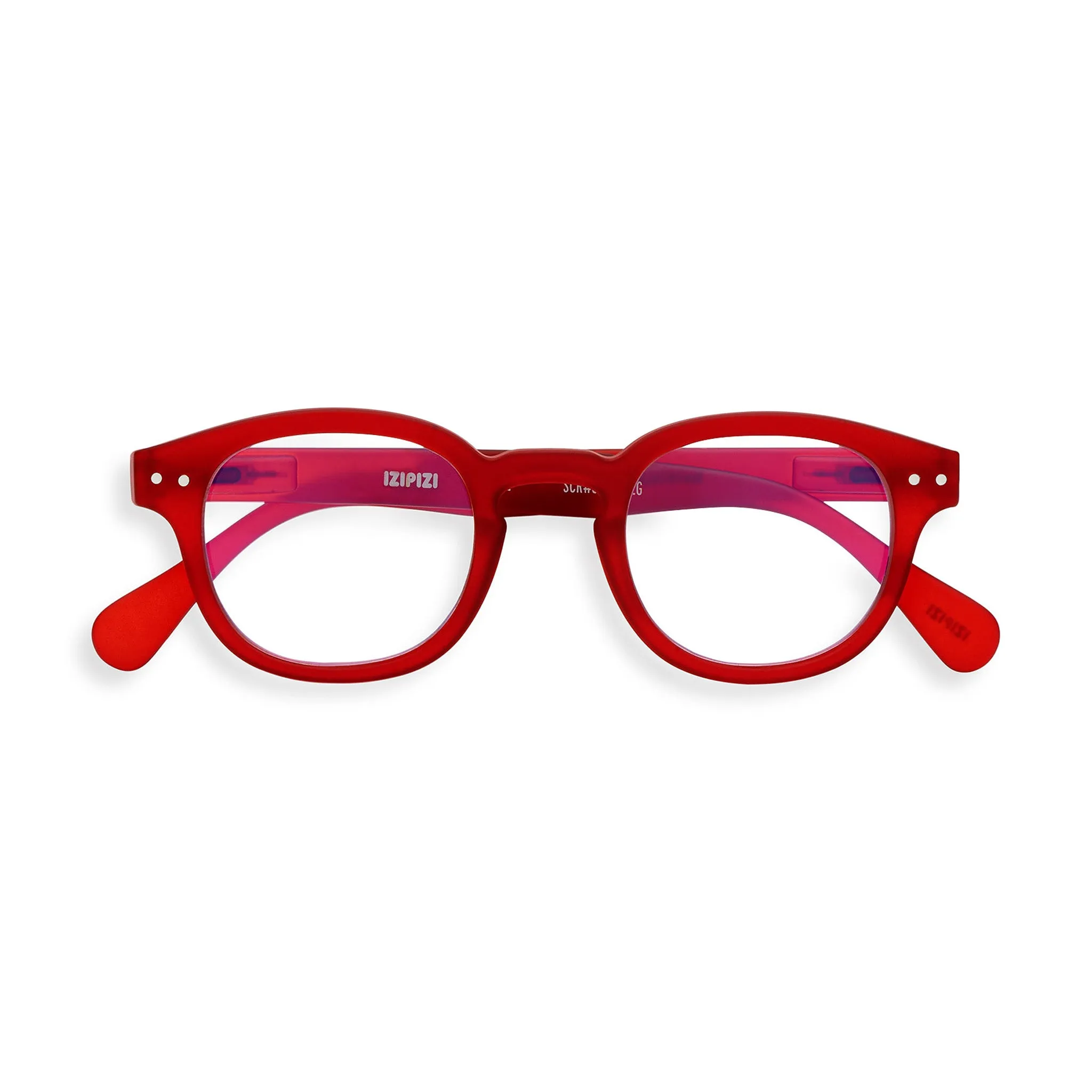 IZIPIZI Rounded-Edge Square Screen Glasses #C