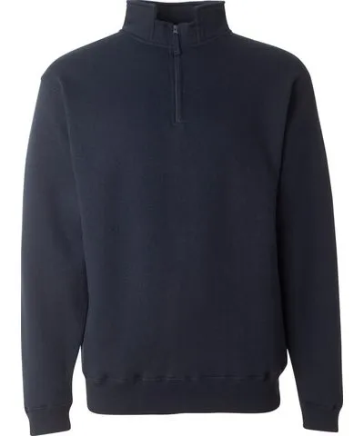 J. America Men's Heavyweight Fleece Quarter-Zip Sweatshirt